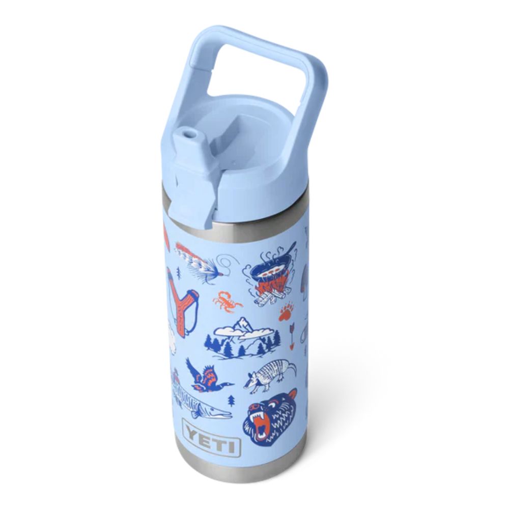 Yeti Rambler 18oz (532ml)  Chug Bottle with Straw - Big Sky Summer Camp