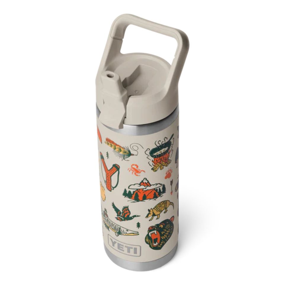 Yeti Rambler 18oz (532ml) Chug Bottle with Flip Straw - Cape Summer Camp