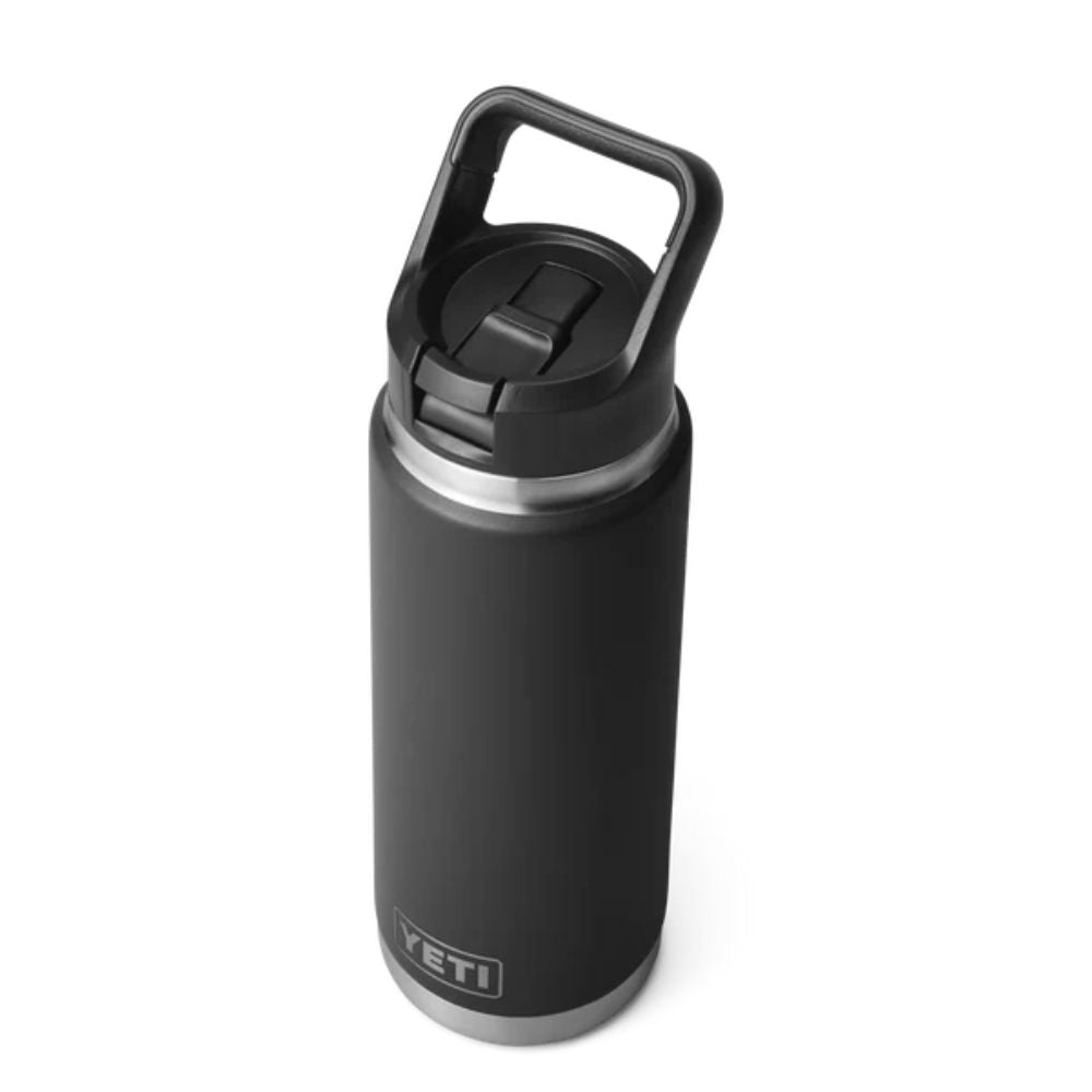 Yeti Rambler 26oz (769ml) Chug Bottle with Flip Straw - Black