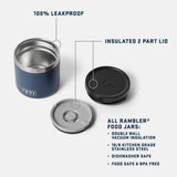 Yeti Rambler 16oz (473ml) Insulated Food Jar - Cape Summer Camp