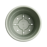 Elho 48cm Algarve Cylindro Plastic Pot - Thyme Green