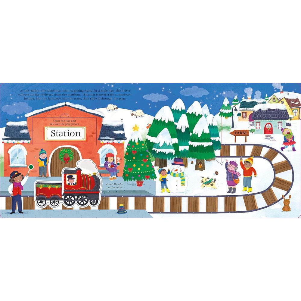 All Aboard The Christmas Train by Roger Priddy
