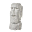 Altico 87cm Resin Easter Island Head Garden Ornament - Old Railway Line Garden Centre