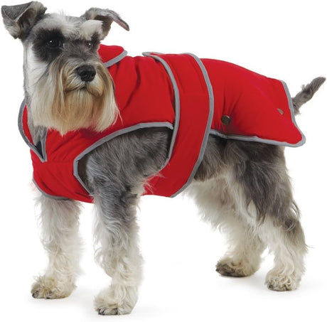 Ancol 35cm All Weather Stormguard Dog Coat Small/Medium Poppy Red - Old Railway Line Garden Centre