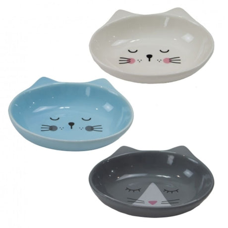 Ancol Ceramic Oval Cat Dish (Choice of 3) - Old Railway Line Garden Centre