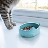 Ancol Ceramic Raised Oval Cat Dish (Choice of 3) - Old Railway Line Garden Centre