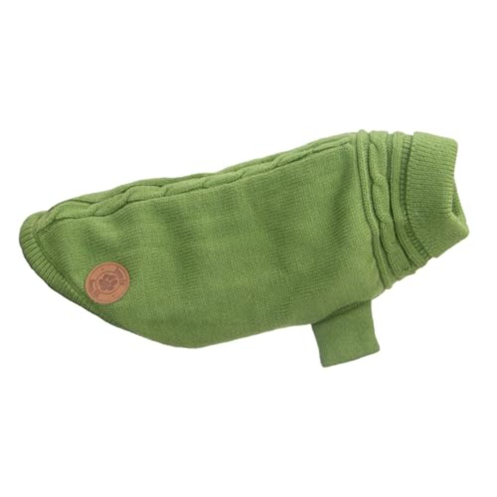 Ancol Green Cable Knit Jumper - Large