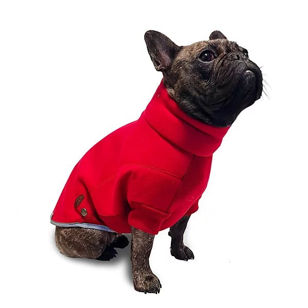 Ancol Muddy Paws Large Red Polar Fleece Dog Coat - Old Railway Line Garden Centre