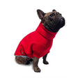Ancol Muddy Paws Medium Red Polar Fleece Dog Coat - Old Railway Line Garden Centre