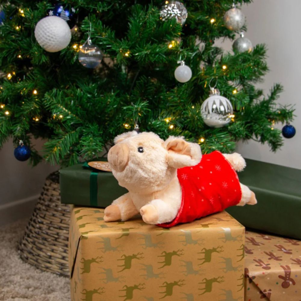 Ancol Paloma Pig in Blanket Dog Toy