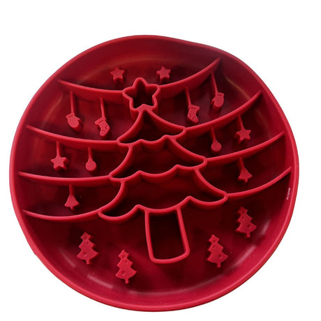 Ancol Red Christmas Licky Mat - Old Railway Line Garden Centre