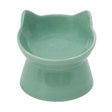 Ancol Sage Green Ceramic Raised Cat Dish - Old Railway Line Garden Centre