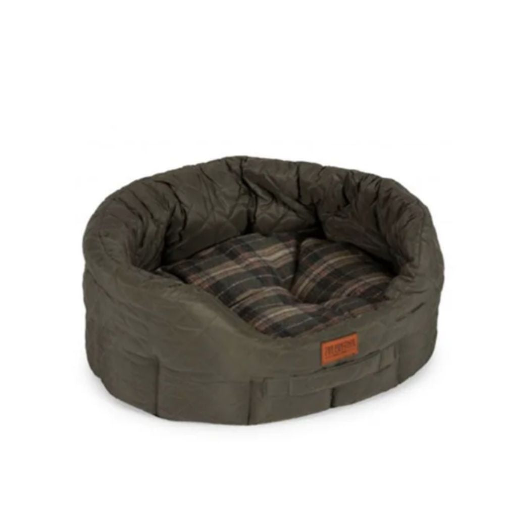 Ancol Sleepy Paws 50cm Heritage Oval Quilted Bed