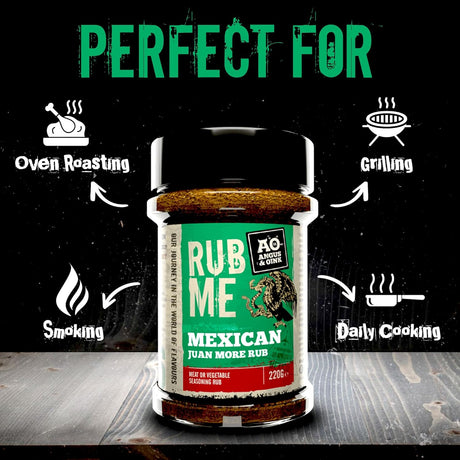 Angus & Oink 220g RUB ME Mexican Seasoning - Old Railway Line Garden Centre
