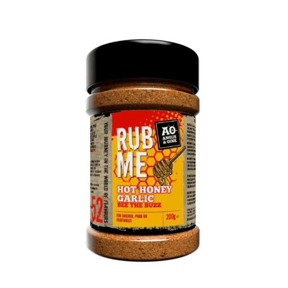 Angus & Oink Rub Me Hot Honey Garlic Seasoning - Old Railway Line Garden Centre