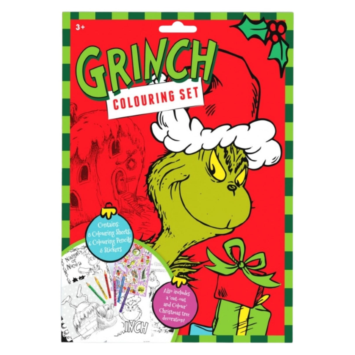 Anker Christmas Grinch Colouring Set