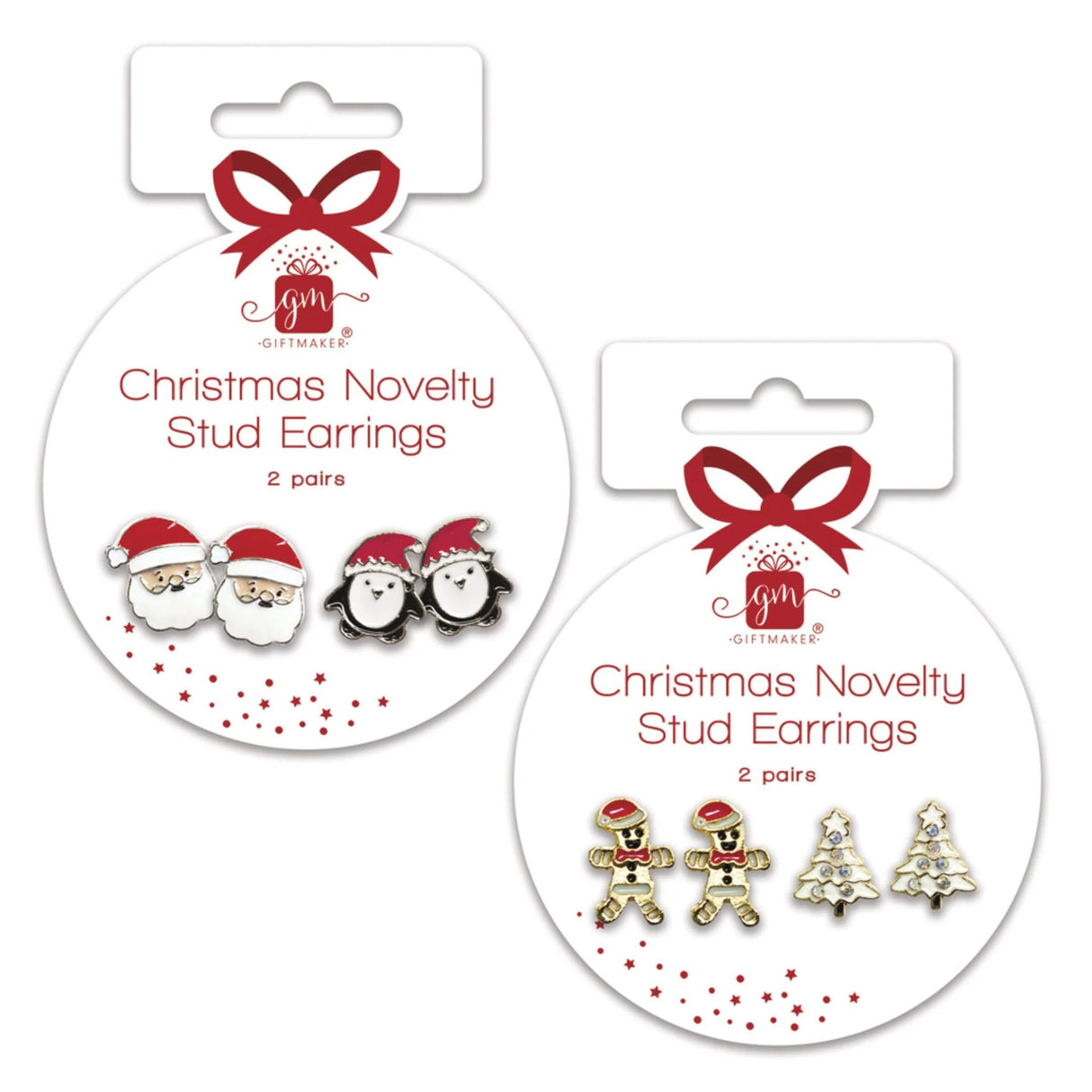 Anker Christmas Novelty Stud Earrings