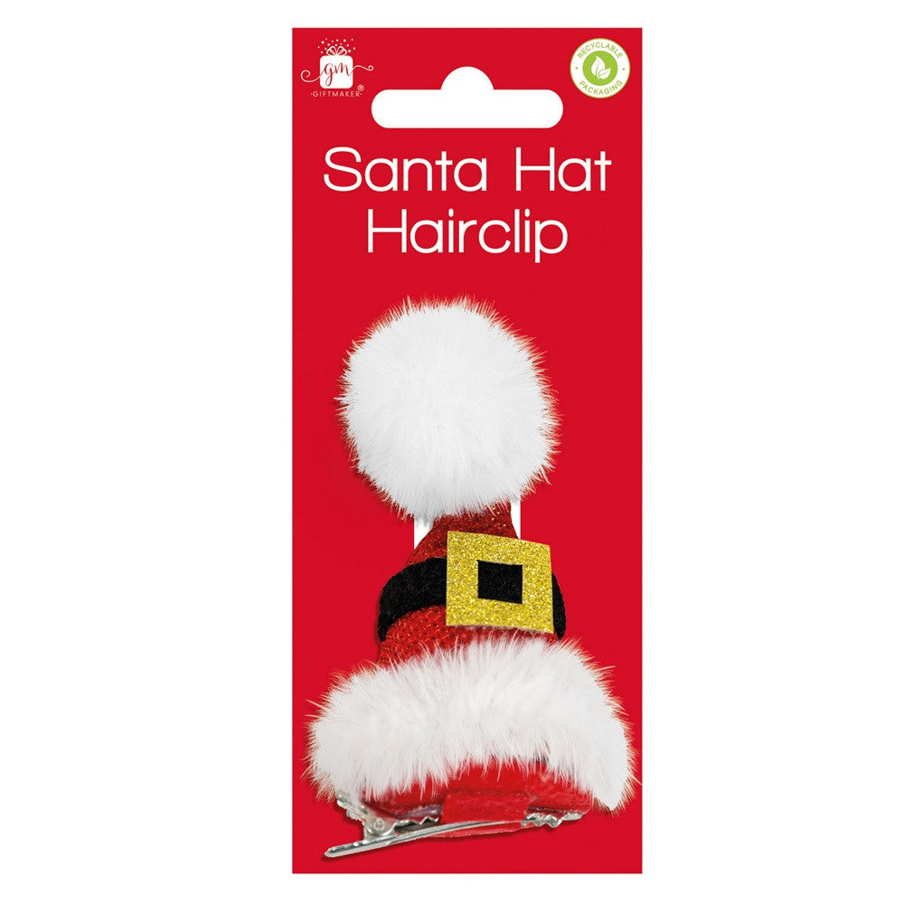 Anker Christmas Santa Hat Hair Clip