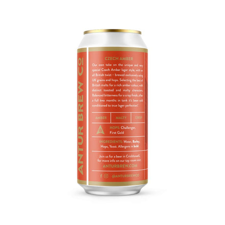 Antur Brew Co. 440ml Czech Amber Can