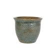 APTA 37cm Neptune Glazed Planter Pot - Green - Old Railway Line Garden Centre