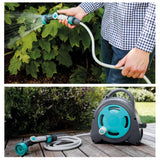 Aquabag 17m Maxi Portable Hose Reel - Blue - Old Railway Line Garden Centre