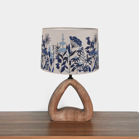 Aquarelle 30cm Aquarelle Home Llewellyn Mini Table Lamp With Ezra Bluebell Shade - Old Railway Line Garden Centre
