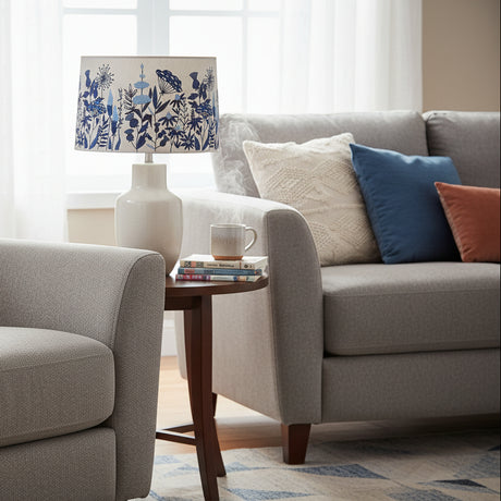 Aquarelle 49cm Ezra Bluebell Lamp Shade