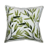 Aquarelle 50cm Eucalypso Cushion - Green
