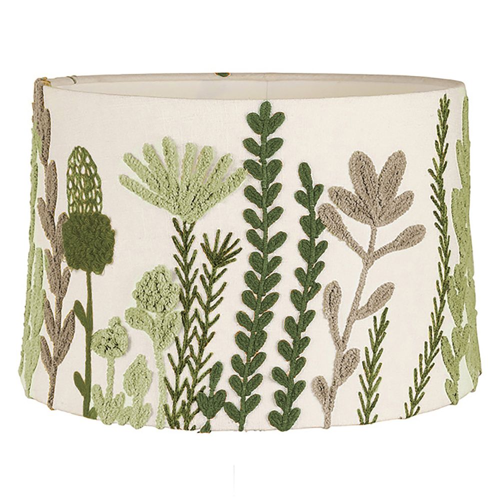 Aquarelle 50cm Harvest Tapered Lampshade - Green