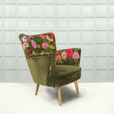 Aquarelle 83cm Amelia Chair Ensley Velvet - Moss Green