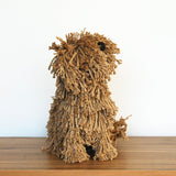 Aquarelle Home Natural Dougal Dog Sitting Sculpture - Old Railway Line Garden Centre