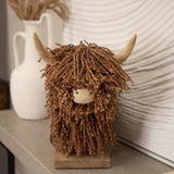 Aquarelle Morag Jute Brown Highland Cow - Old Railway Line Garden Centre