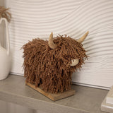 Aquarelle Morag Jute Brown Highland Cow - Old Railway Line Garden Centre