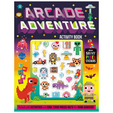 Arcade Adventure: Shiny Stickers Activity Book by Alexander Cox - Old Railway Line Garden Centre