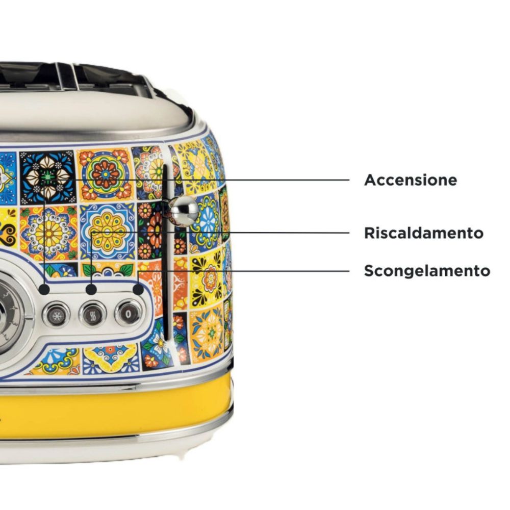 Ariete 4 slice Positano Toaster