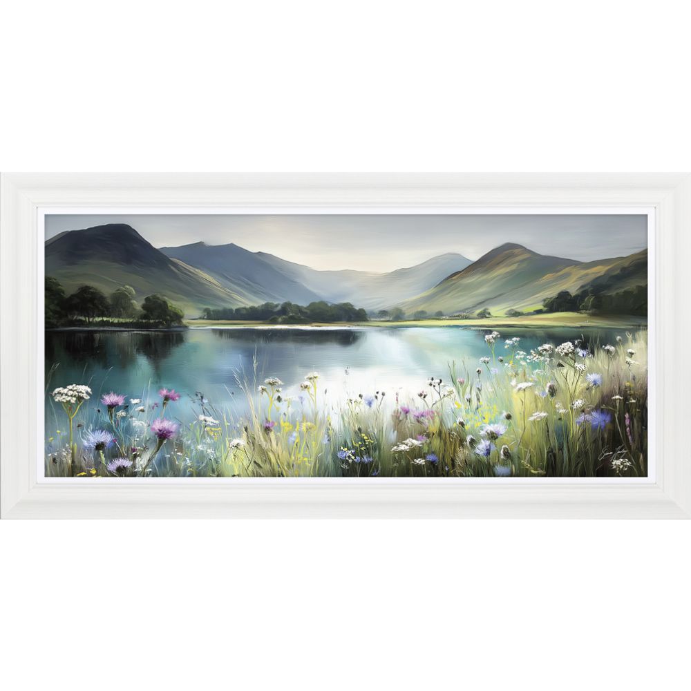 Artko 111cm Lakeland Dawn Framed Print by Simon Hartley