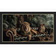 Artko 120cm Three Lions Framed Print - Old Railway Line Garden Centre