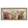 Artko 125cm Hand Finished 'Kindred Cows' Framed Print by Charlotte Oakley - Old Railway Line Garden Centre