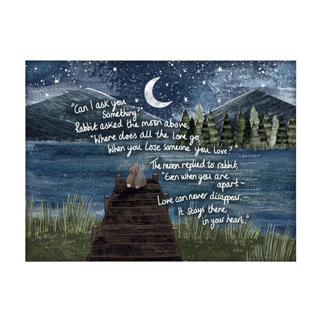 Artko 42cm 'Apart' Print by Fox Under The Moon - Old Railway Line Garden Centre