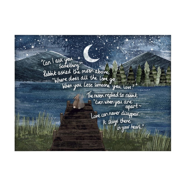 Artko 42cm 'Apart' Print by Fox Under The Moon - Old Railway Line Garden Centre