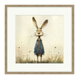 Artko 42cm 'Stick Leg Rabbit' Framed Print by Lucy Hart - Old Railway Line Garden Centre