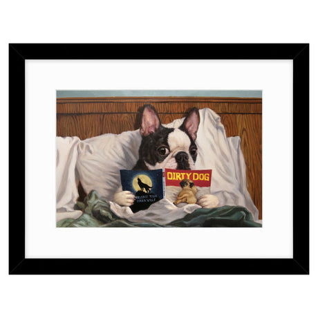 Artko 43.5cm 'Dirty Dog' Framed Print by Lucia Hefferman - Old Railway Line Garden Centre