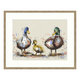 Artko 52cm 'Waddle Squad' Framed Print by Ashley Saunders