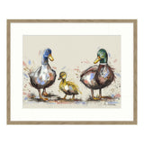 Artko 52cm 'Waddle Squad' Framed Print by Ashley Saunders - Old Railway Line Garden Centre