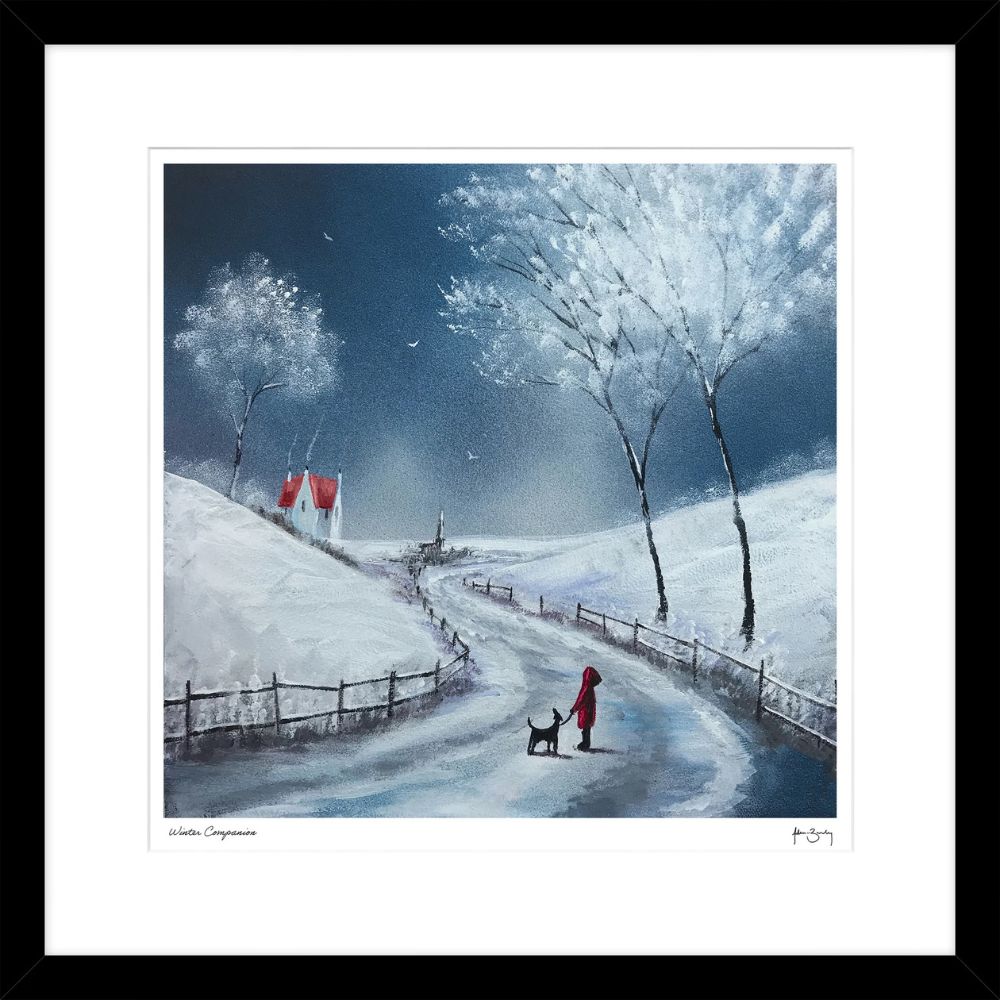 Artko 54cm 'Winters Companion' Framed Print by Adam Barsby