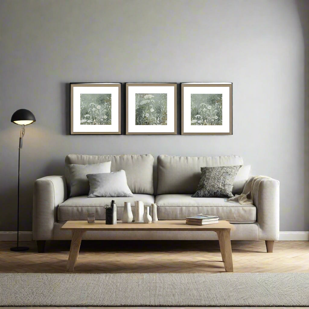 Artko 55cm 'Wild Sage Meadow I' Framed Print by Charlotte Oakley