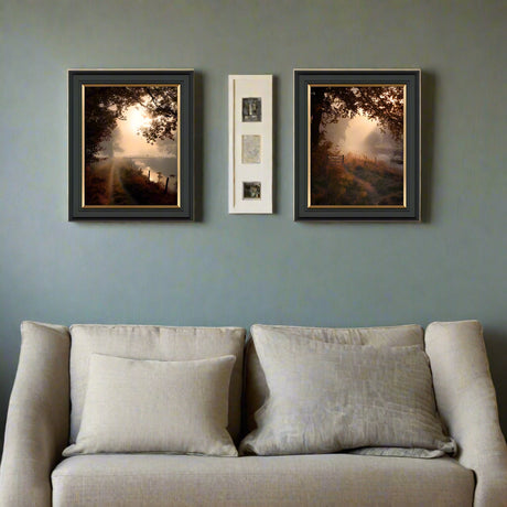 Artko 60cm Hand FInished 'Falling Light I'  Framed Print by M. Torelli