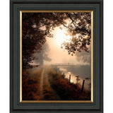 Artko 60cm Hand Finished 'Falling Light II' Framed Print by M. Torelli
