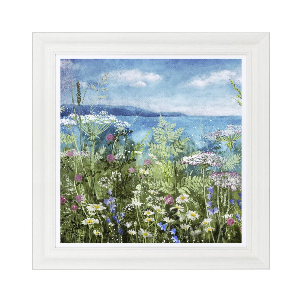Artko 61cm Hand Finished 'Seaside Bloom I' Framed Print by Charlotte Oakley