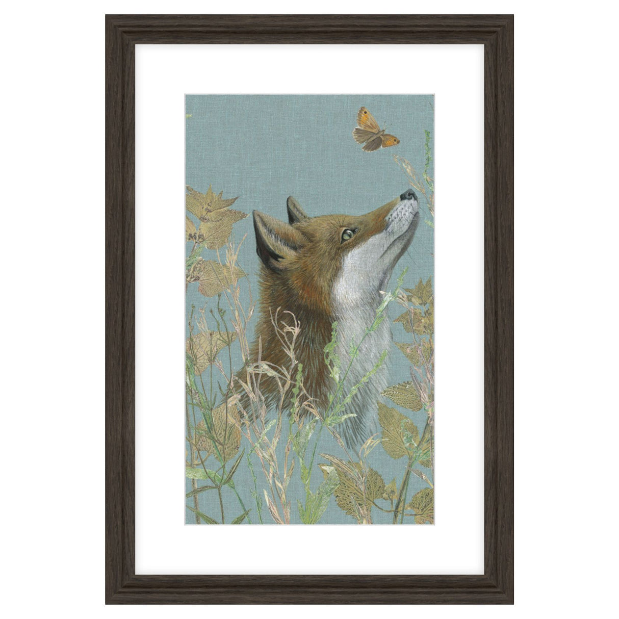Artko 65cm 'As The Day Gives Way Fox' Framed Print by Jade Taylor